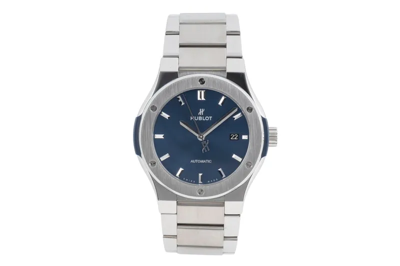 Hublot Classic Fusion titanium automatic men's watch 548.NX.7170.NX LP: 8500EUR [2604369]
