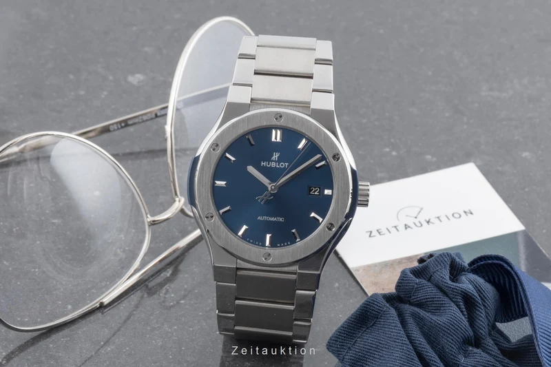 Hublot Classic Fusion titanium automatic men's watch 548.NX.7170.NX LP: 8500EUR [2604369]
