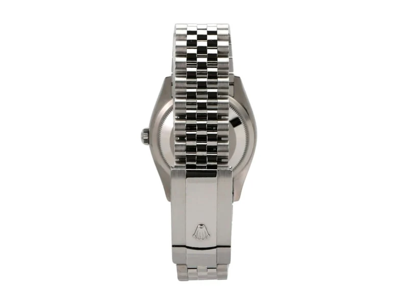 Rolex Datejust 36 Oystersteel Weißgold 126234 Schwarz DIA Jubile-Band