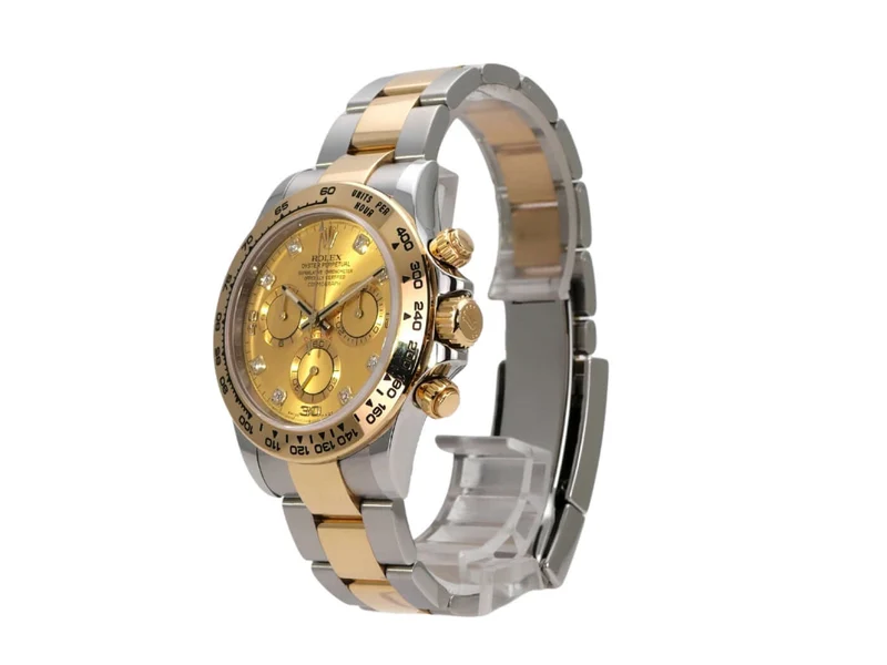 Rolex Daytona Edelstahl Gelbgold 116503 Champagner Diamant