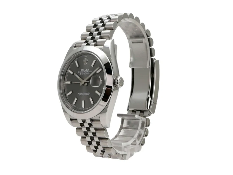 Rolex Datejust 41 Edelstahl 126300 Rhodium Jubile-Band