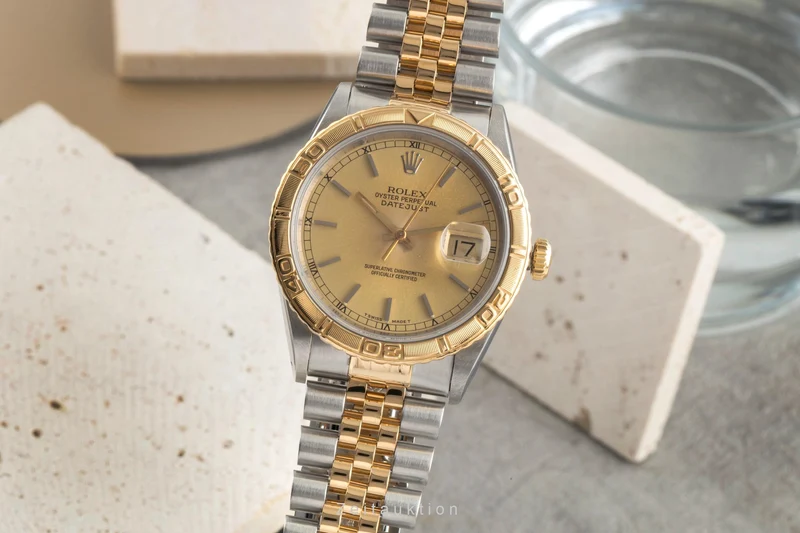 Rolex Datejust Turn-O-Graph steel / gold automatic men's watch 16263 LP: 15350EUR [2604342]