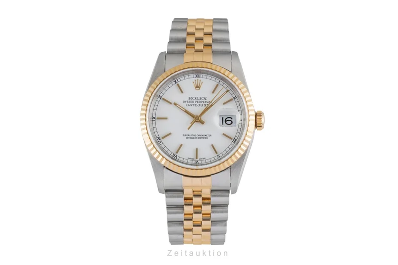 Rolex Datejust steel / gold automatic men's watch 16233 LP: 15350EUR [2604314]