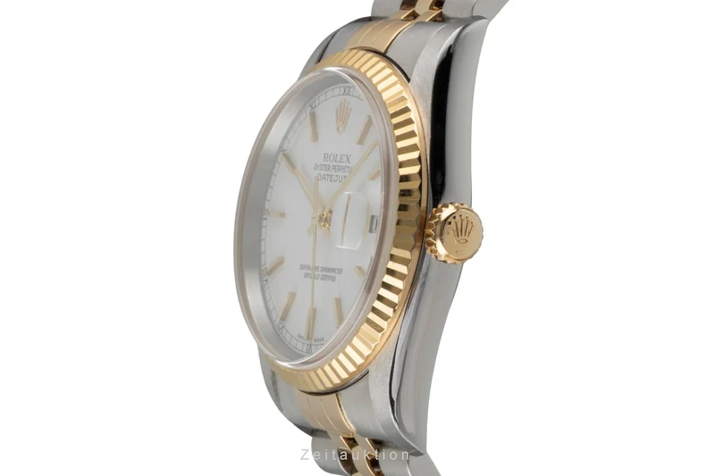 Rolex Datejust steel / gold automatic men's watch 16233 LP: 15350EUR [2604314]
