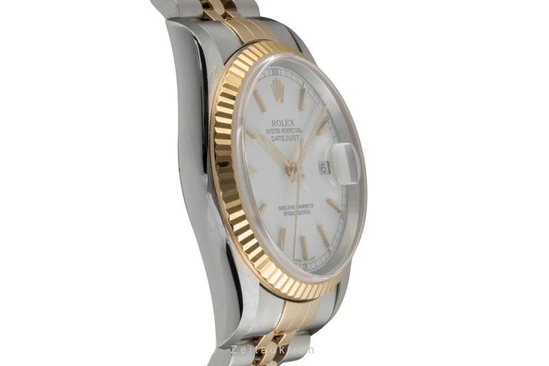 Rolex Datejust steel / gold automatic men's watch 16233 LP: 15350EUR [2604314]