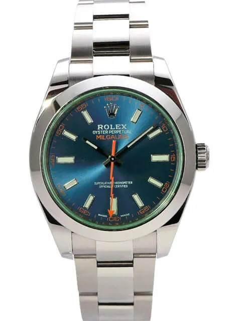 Rolex Oyster Perpetual Milgauss 116400GV Blue