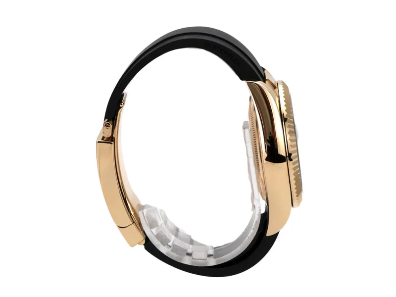 Rolex Sky-Dweller Gelbgold Oysterflex 336238 Schwarz