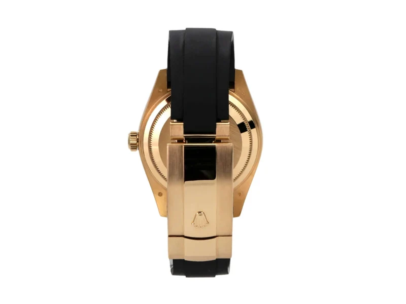 Rolex Sky-Dweller Gelbgold Oysterflex 336238 Schwarz