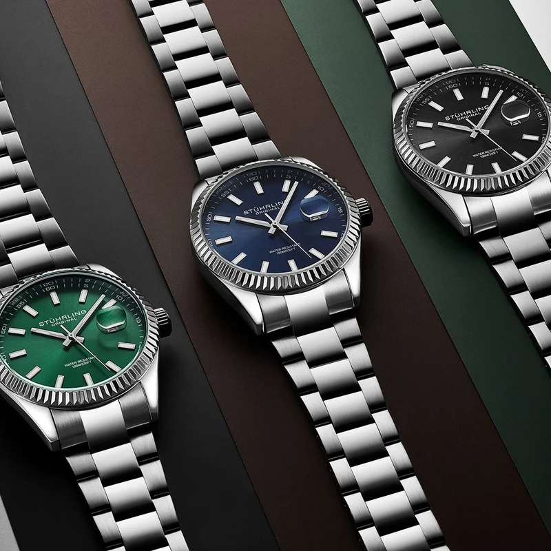 Stührling Vanguard 4069 Men's Quartz 42mm
