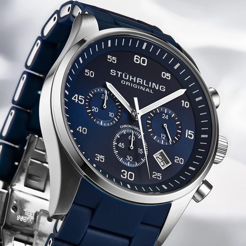 Stührling Velocity 4076 Mens Quartz 43mm