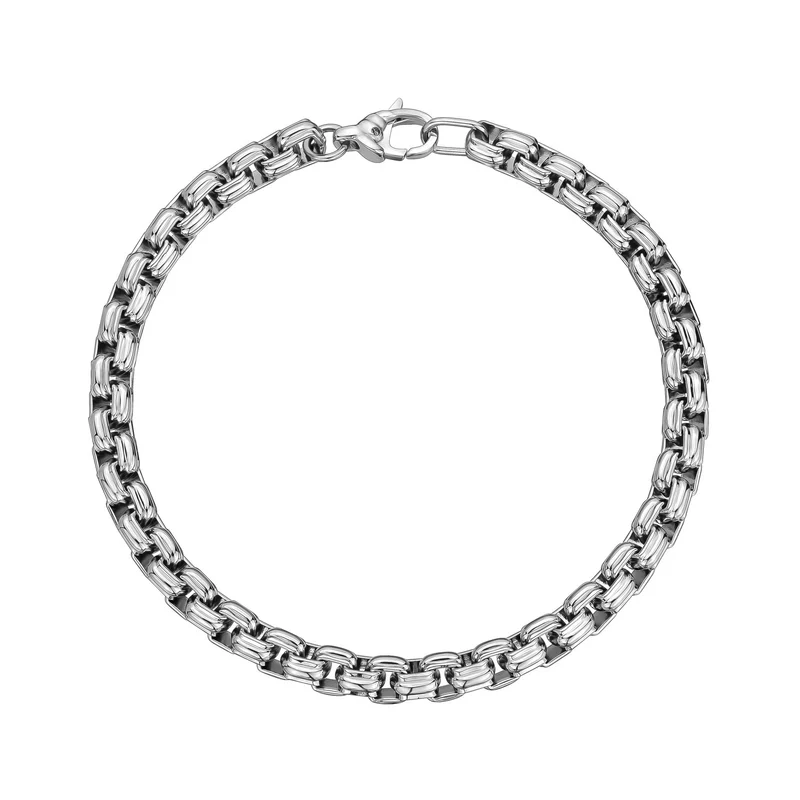 6mm Rundes Box-Design Gliederarmband