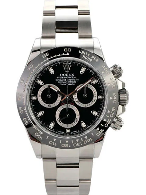 Rolex Daytona Edelstahl 116500LN Schwarz