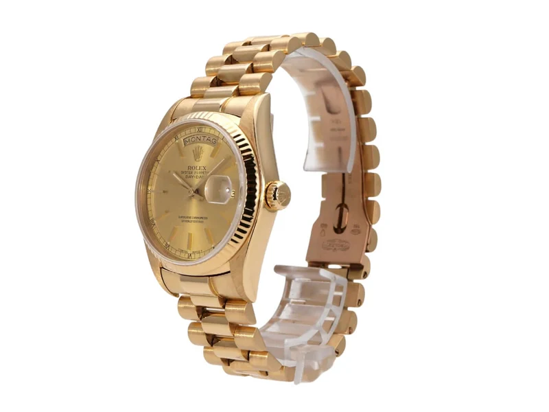 Rolex Day-Date 36 Gelbgold 18038 Champagner