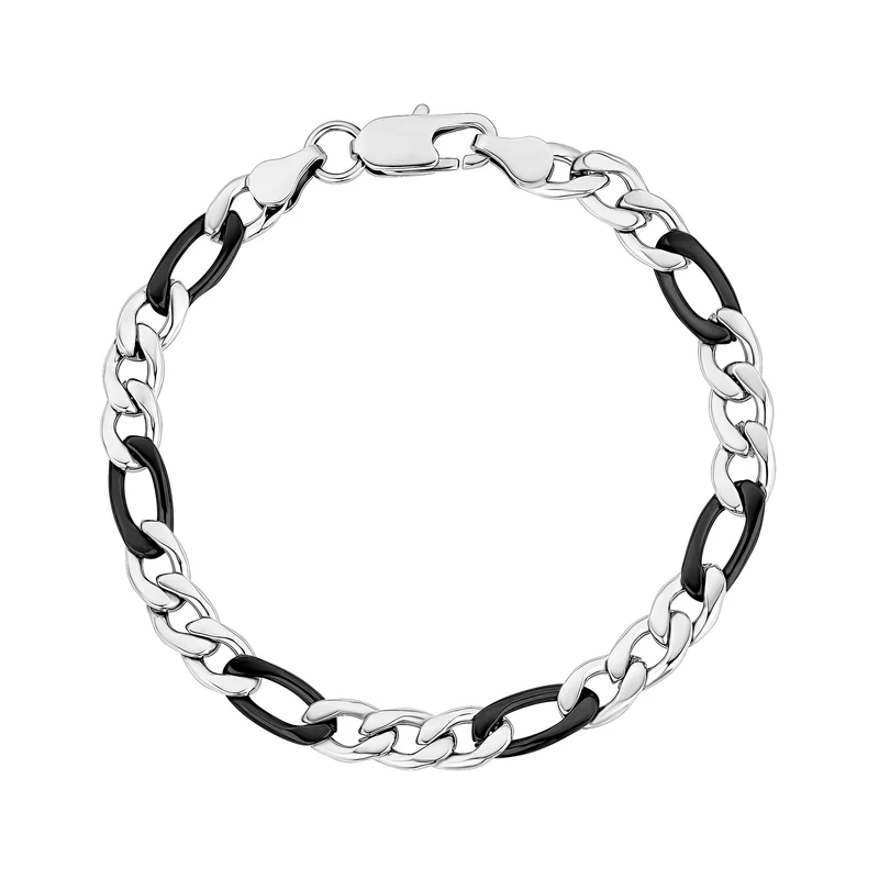 7mm Figaro Gliederarmband