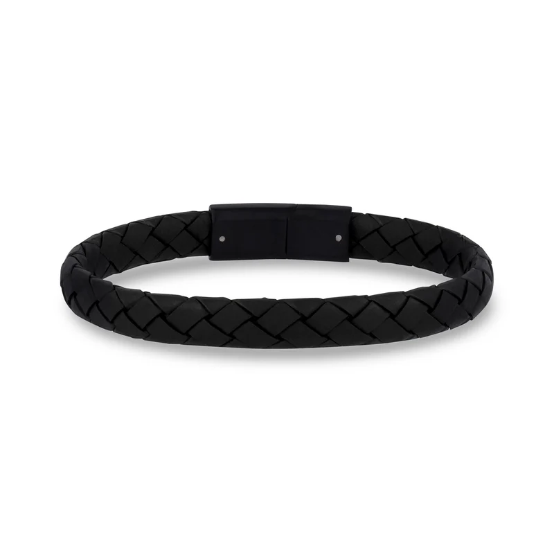 8mm Flaches Lederarmband