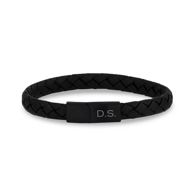 8mm Flaches Lederarmband