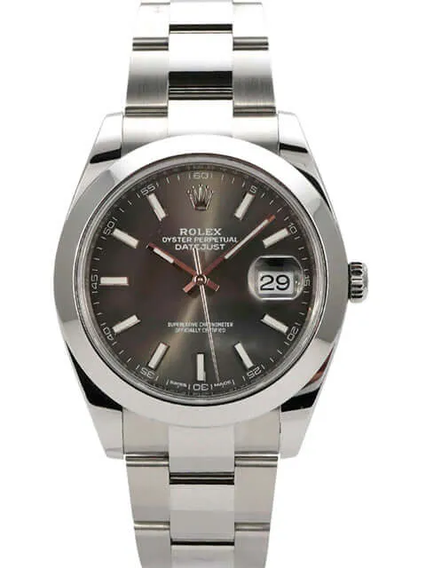 Rolex Datejust 41 Edelstahl 126300 Rhodium