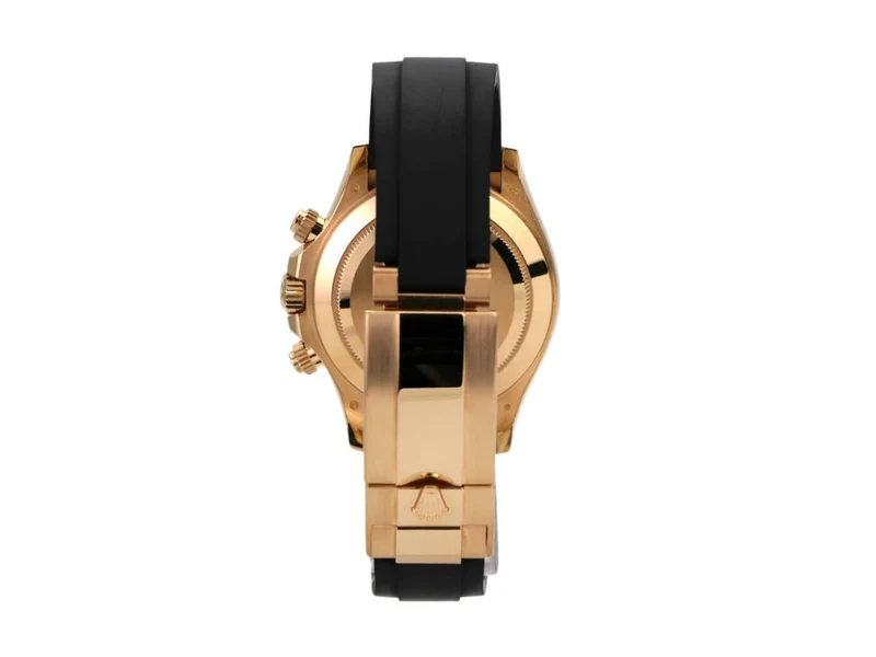 Rolex Daytona 116518LN Gelbgold Oysterflex Schwarz Champagner