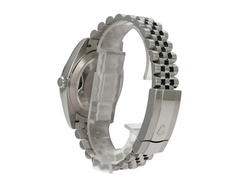 Rolex Datejust 41 Edelstahl 126300 Schwarz Jubile-Band