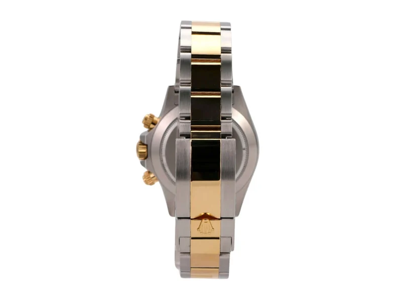 Rolex Daytona Edelstahl Gelbgold 116503 Dunkles Perlmutt Diamant