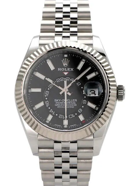 Rolex Sky-Dweller 326934 Schwarz Jubile-Band