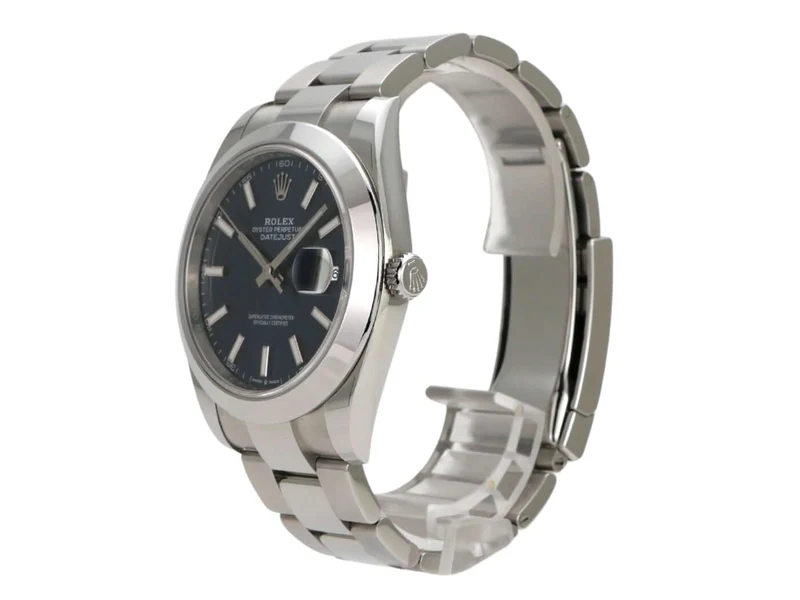Rolex Datejust 41 Edelstahl 126300 Blau Index