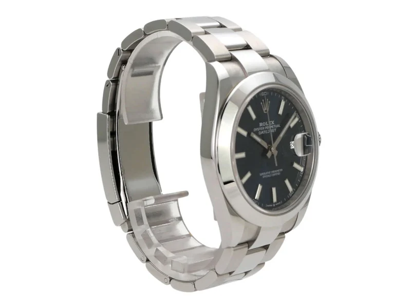 Rolex Datejust 41 Edelstahl 126300 Blau Index