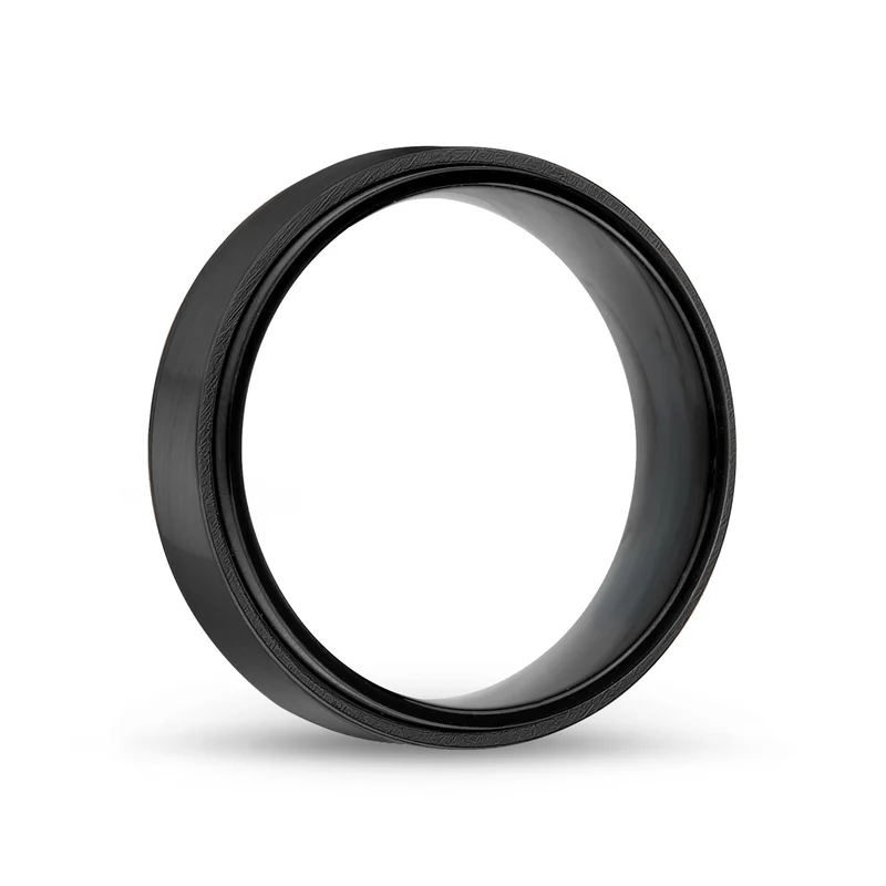 7mm mattschwarzes Band