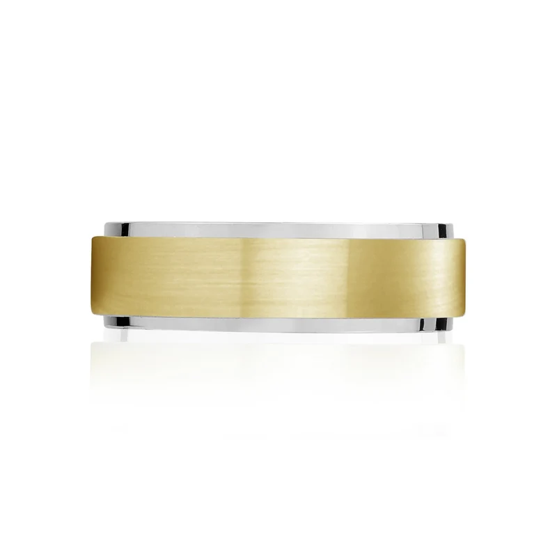7mm mattes Goldband