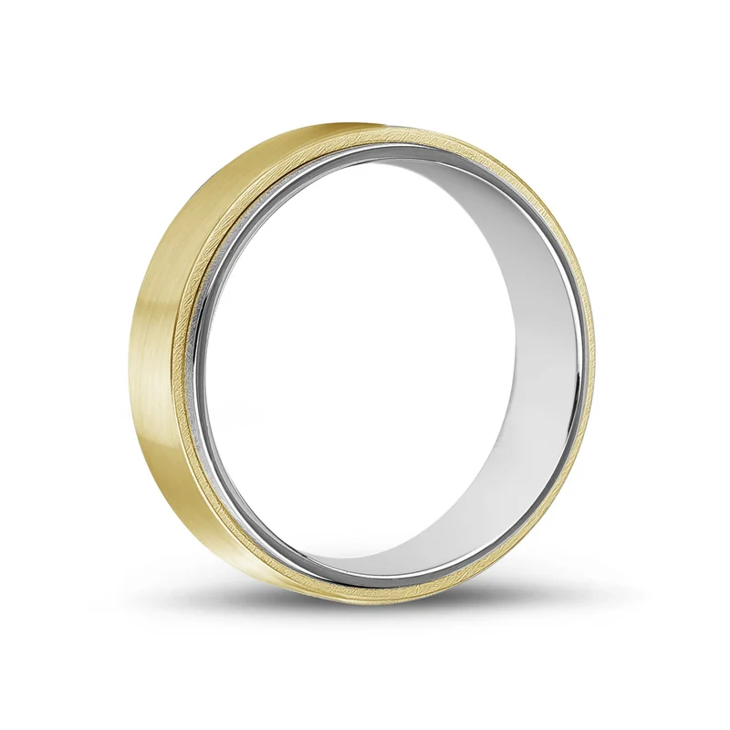 7mm mattes Goldband