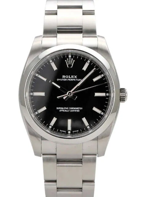 Rolex Oyster Perpetual 34 Ref. 114200 Schwarz