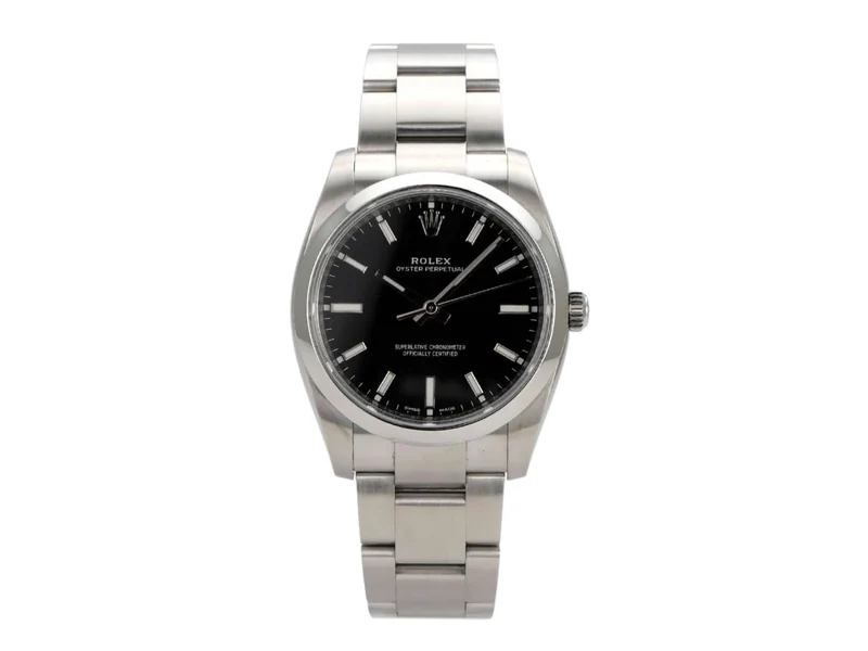 Rolex Oyster Perpetual 34 Ref. 114200 Schwarz