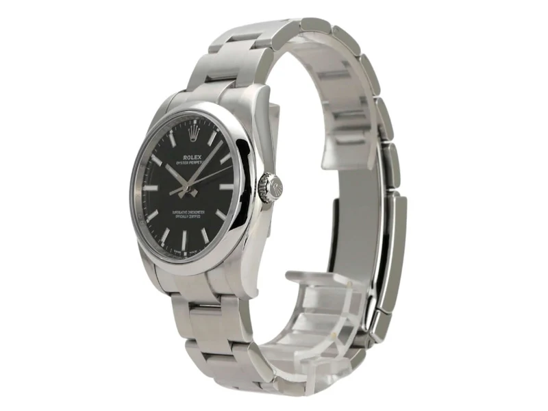 Rolex Oyster Perpetual 34 Ref. 114200 Schwarz