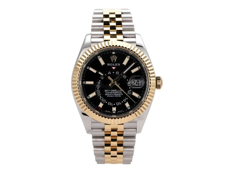 Rolex Sky-Dweller 326933 Schwarz Jubile-Band