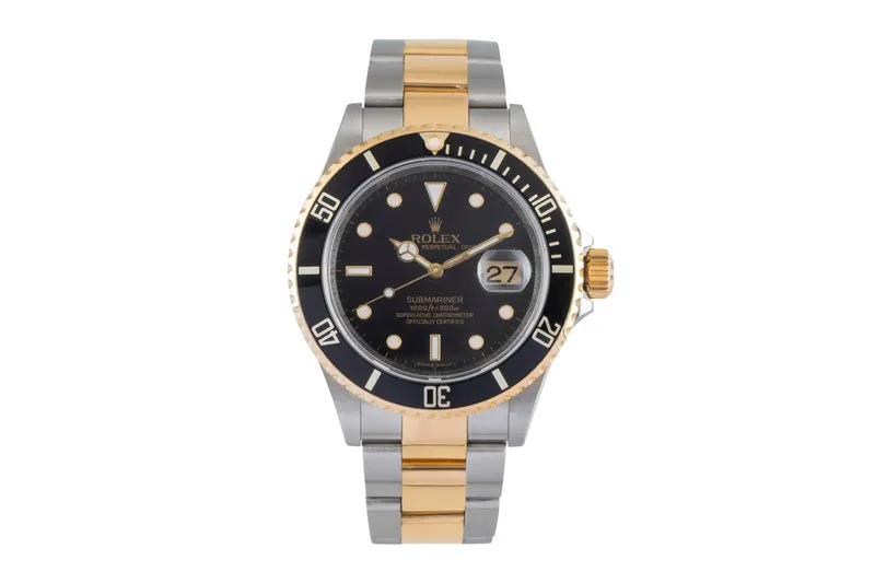 Rolex Submariner steel / gold automatic men's watch 16613T [2604270]