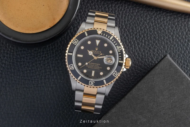 Rolex Submariner steel / gold automatic men's watch 16613T [2604270]