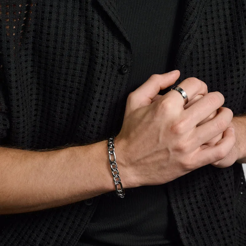 10mm Figaro Gliederarmband