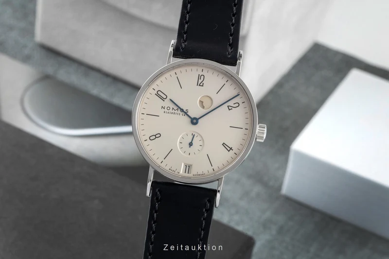 Nomos Tangente steel manual winding men's watch 131 LP: 3000EUR [2604149]