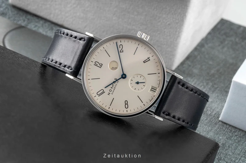 Nomos Tangente steel manual winding men's watch 131 LP: 3000EUR [2604149]