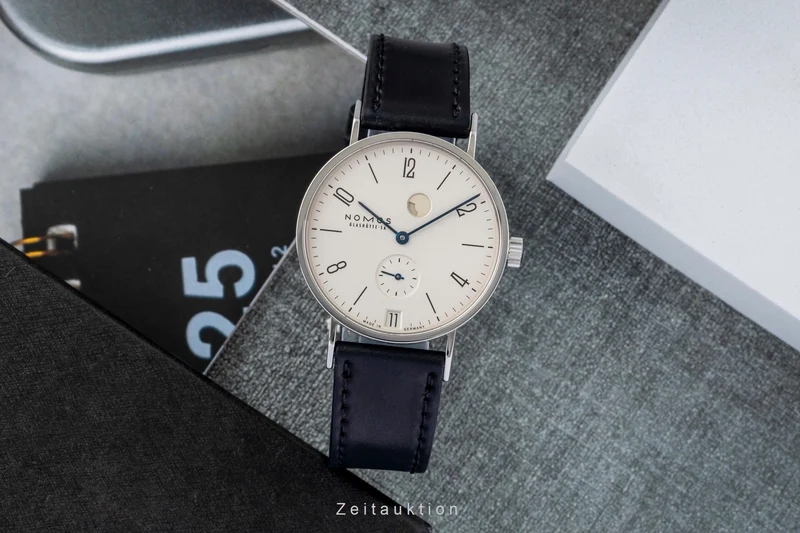 Nomos Tangente steel manual winding men's watch 131 LP: 3000EUR [2604149]