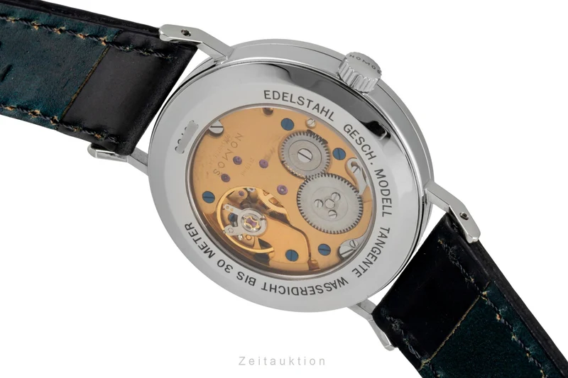 Nomos Tangente steel manual winding men's watch 131 LP: 3000EUR [2604149]