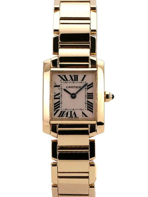 Cartier Tank Francaise kleines Modell Gelbgold W50002N2
