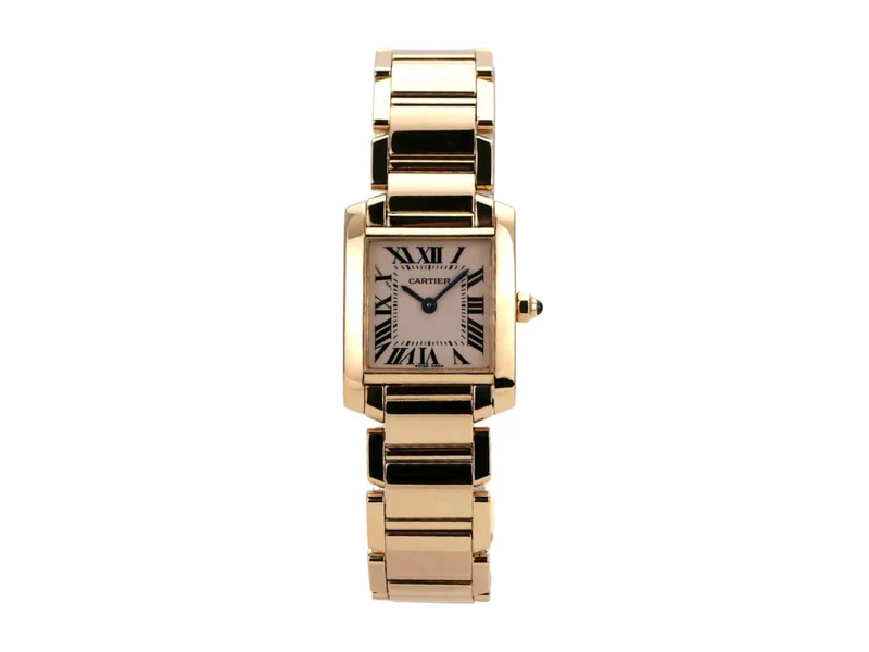 Cartier Tank Francaise kleines Modell Gelbgold W50002N2