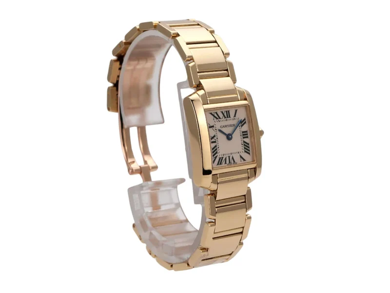 Cartier Tank Francaise kleines Modell Gelbgold W50002N2