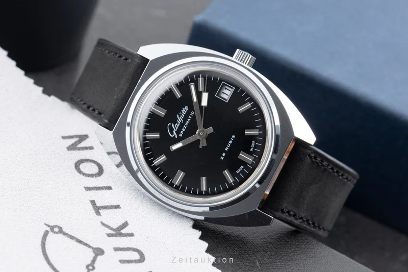 Glashütte Spezimatic chromed brass automatic men's watch Vintage [2604197]