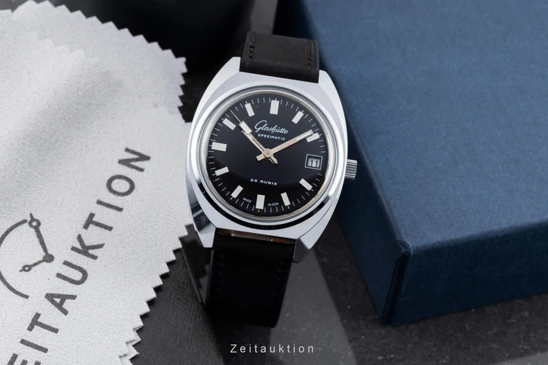 Glashütte Spezimatic chromed brass automatic men's watch Vintage [2604197]