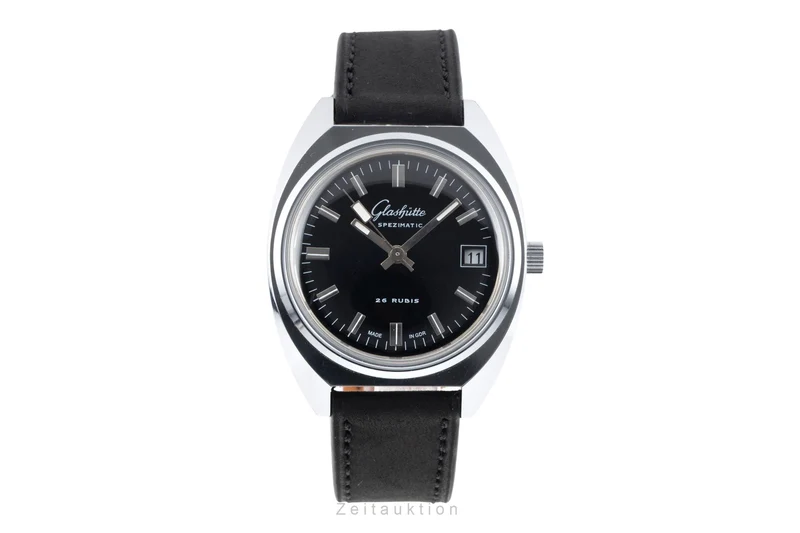 Glashütte Spezimatic chromed brass automatic men's watch Vintage [2604197]