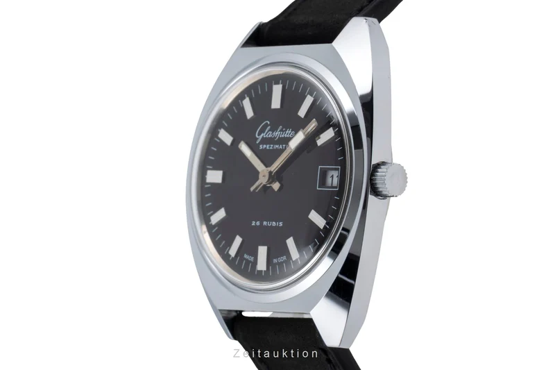 Glashütte Spezimatic chromed brass automatic men's watch Vintage [2604197]