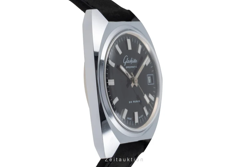 Glashütte Spezimatic chromed brass automatic men's watch Vintage [2604197]