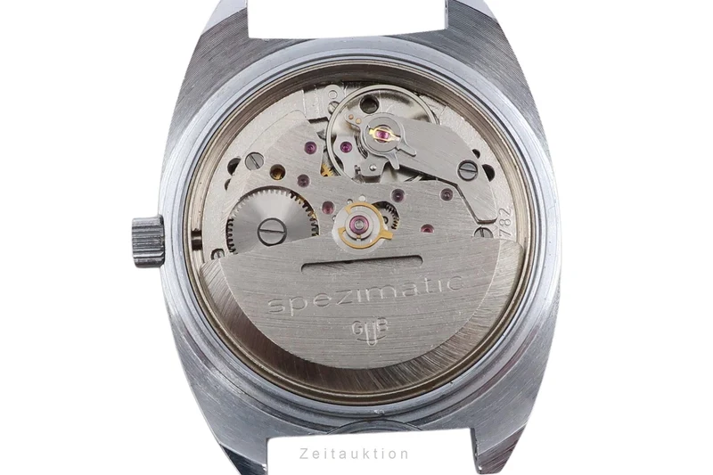 Glashütte Spezimatic chromed brass automatic men's watch Vintage [2604197]